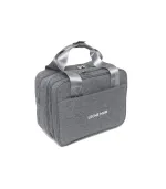 Grey Leche Mum breast pump bag with insulated cooler compartment