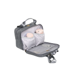 modernmomi, breast pump cooler and travel storage bag in grey by Leche Mum, ideal for on-the-go breastfeeding moms