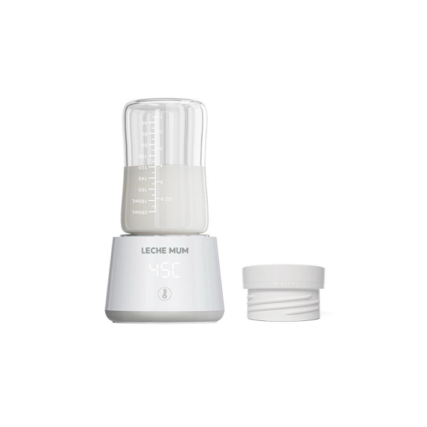 modernmomi Leche Mum portable and cordless baby bottle warmer with USB charging, temperature control and travel-friendly design