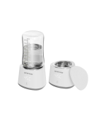 modernmomi Leche Mum portable and cordless baby bottle warmer with USB charging, temperature control and travel-friendly design