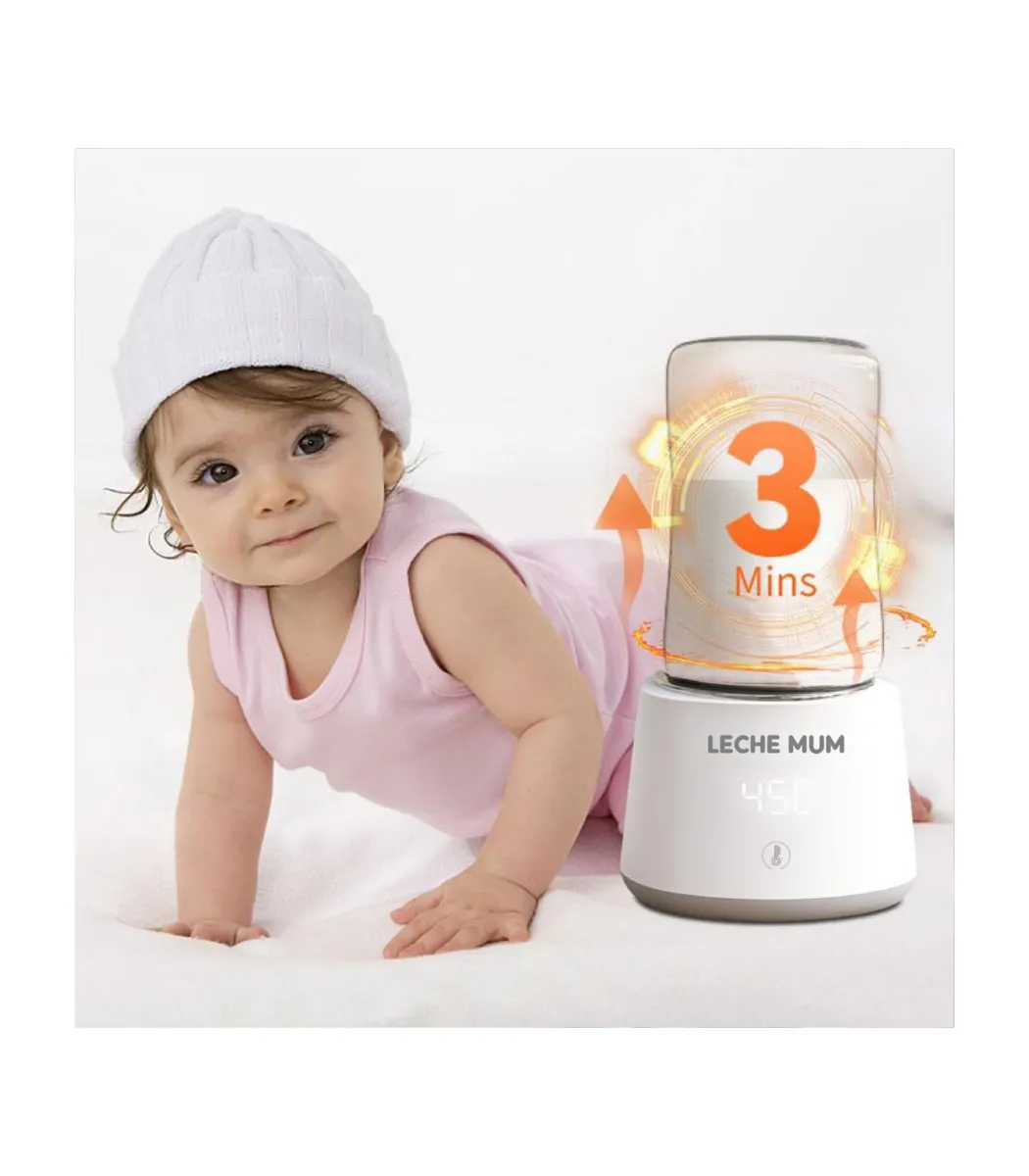 Leche Mum portable bottle warmer with fast 3–5 minute warming