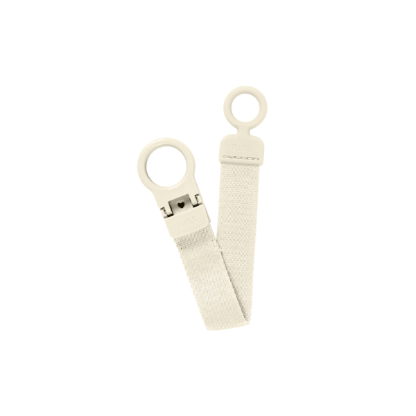 BIBS Pacifier Clip Loop - Ivory