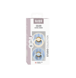 BIBS Studio Colour 2 Pack Block - Baby Blue/Dusty Blue Mix: Pacifiers / Dummies - Image 3