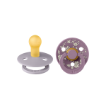 BIBS x LIBERTY Colour 2 Pack - Capel/Fossil Grey Mix: Pacifiers / Dummies - Image 2