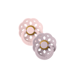 BIBS Boheme 2 Pack - Blossom/Dusky Lilac: Pacifiers / Dummies