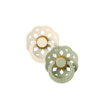 BIBS Boheme 2 Pack - Ivory/Sage: Pacifiers / Dummies