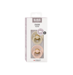 BIBS Colour GLOW 2 Pack - Blush/Vanilla: Pacifiers / Dummies - Image 4
