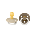 BIBS Colour GLOW 2 Pack - Vanilla/Dark Oak: Pacifiers / Dummies - Image 3