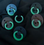 BIBS Colour GLOW 2 Pack - Vanilla/Dark Oak: Pacifiers / Dummies - Image 2