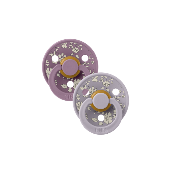 BIBS x LIBERTY Colour 2 Pack - Capel/Fossil Grey Mix: Pacifiers / Dummies