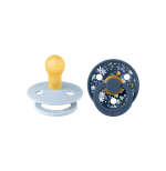 BIBS x LIBERTY Colour 2 Pack - Chamomile Lawn/Baby Blue Mix: Pacifiers / Dummies - Image 2