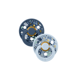 BIBS x LIBERTY Colour 2 Pack - Chamomile Lawn/Baby Blue Mix: Pacifiers / Dummies