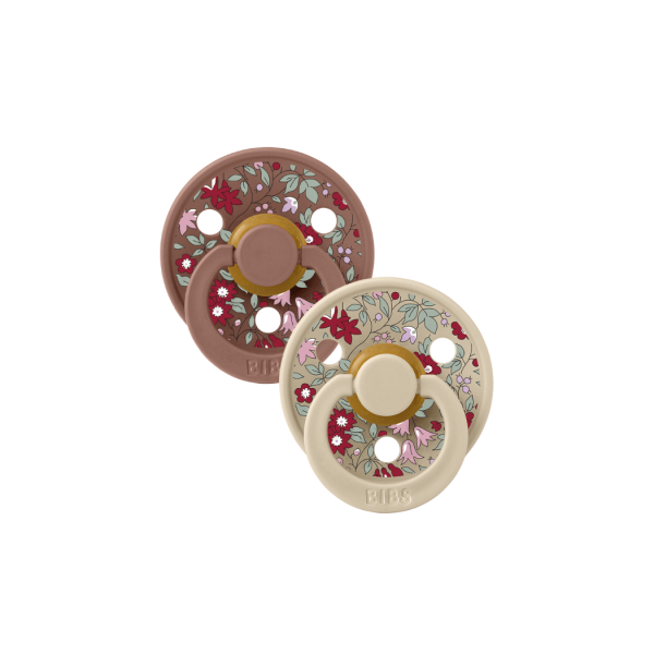 BIBS x LIBERTY Colour 2 Pack - Chamomile Lawn/Woodchuck Mix: Pacifiers / Dummies