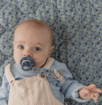 BIBS x LIBERTY Colour 2 Pack - Chamomile Lawn/Baby Blue Mix: Pacifiers / Dummies - Image 4