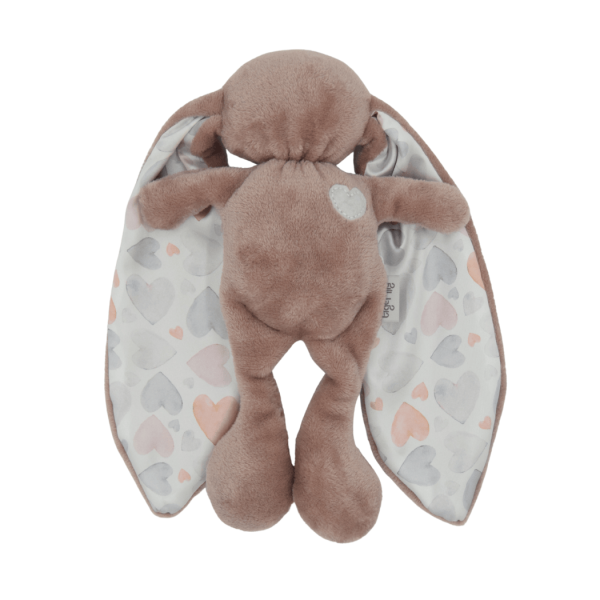 ModernMomi Tiger Lily cuddle bunny velvety soft baby comforter with satin ears