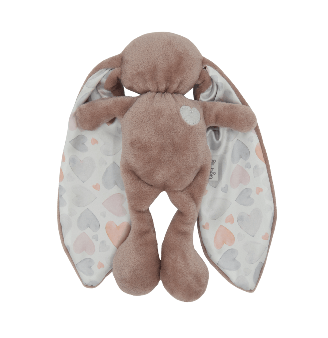 ModernMomi Tiger Lily cuddle bunny velvety soft baby comforter with satin ears