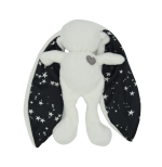 ModernMomi white stars cuddle bunny plush baby comfort toy for naps and bedtime