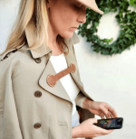 Stella Clip - Charlie Brown (Brown with cream stitching) 2pcs - Image 10