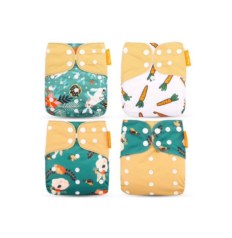 Adjustable one size fits most cloth nappies 3–15kg Happy Flute