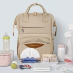 Diaper Backpack – Multi-Functional Baby Changing Bag - Black - Image 4