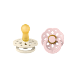 BIBS Boheme 2 Pack - Ivory/Blossom: Pacifiers / Dummies - Image 2