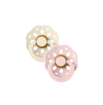 BIBS Boheme 2 Pack - Ivory/Blossom: Pacifiers / Dummies