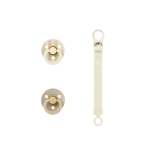 BIBS Colour Pacifier & Loop Clip Gift Set - Ivory - Image 2