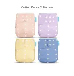 Happy Flute Pocket Cloth Nappy (4-Pack) - Cotton Candy Collection